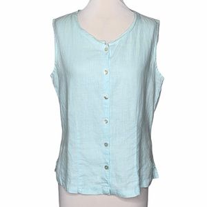 Habitat Sleeveless Linen Top, S